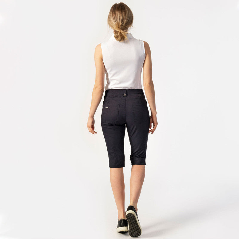 Daily Sport Basic Women's Solid Lyric Stretch City Shorts-White, Black, or Navy