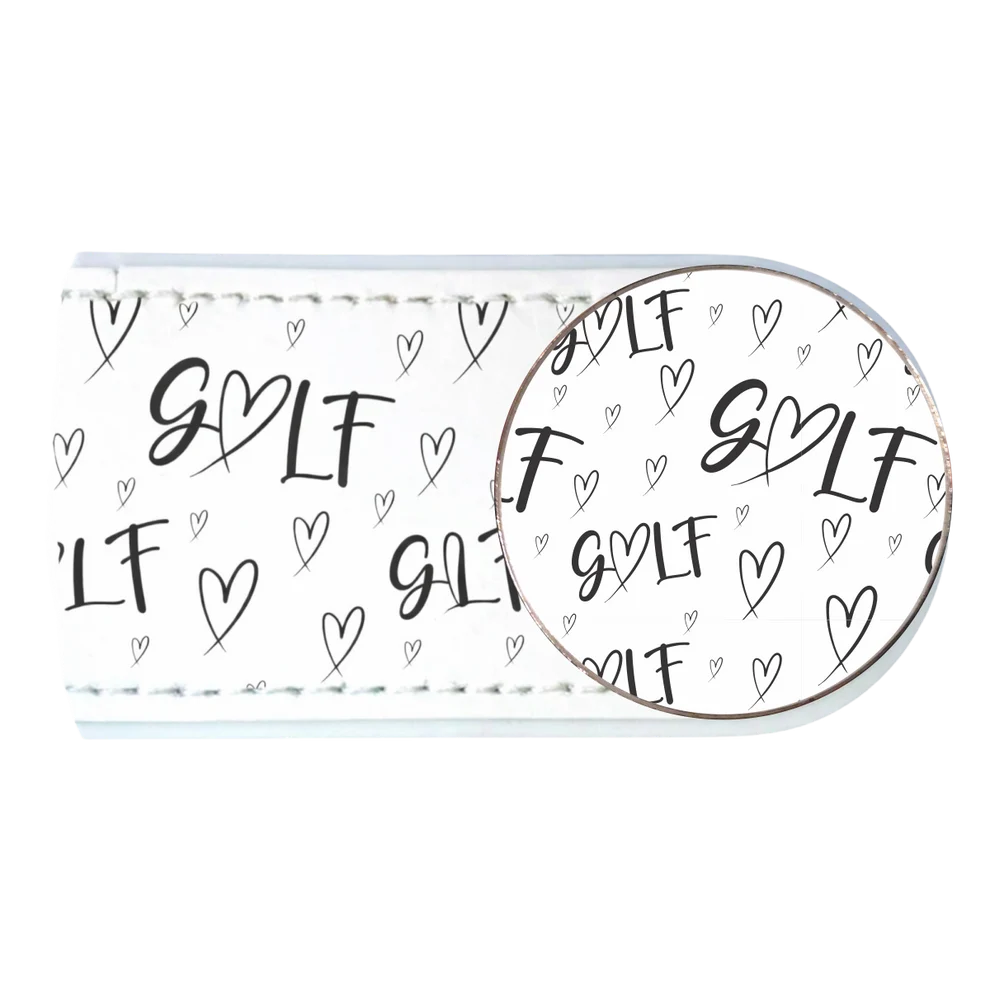 BOG Golf Printed Crocodile Clip with Matching Ballmarker-16 Different Designs