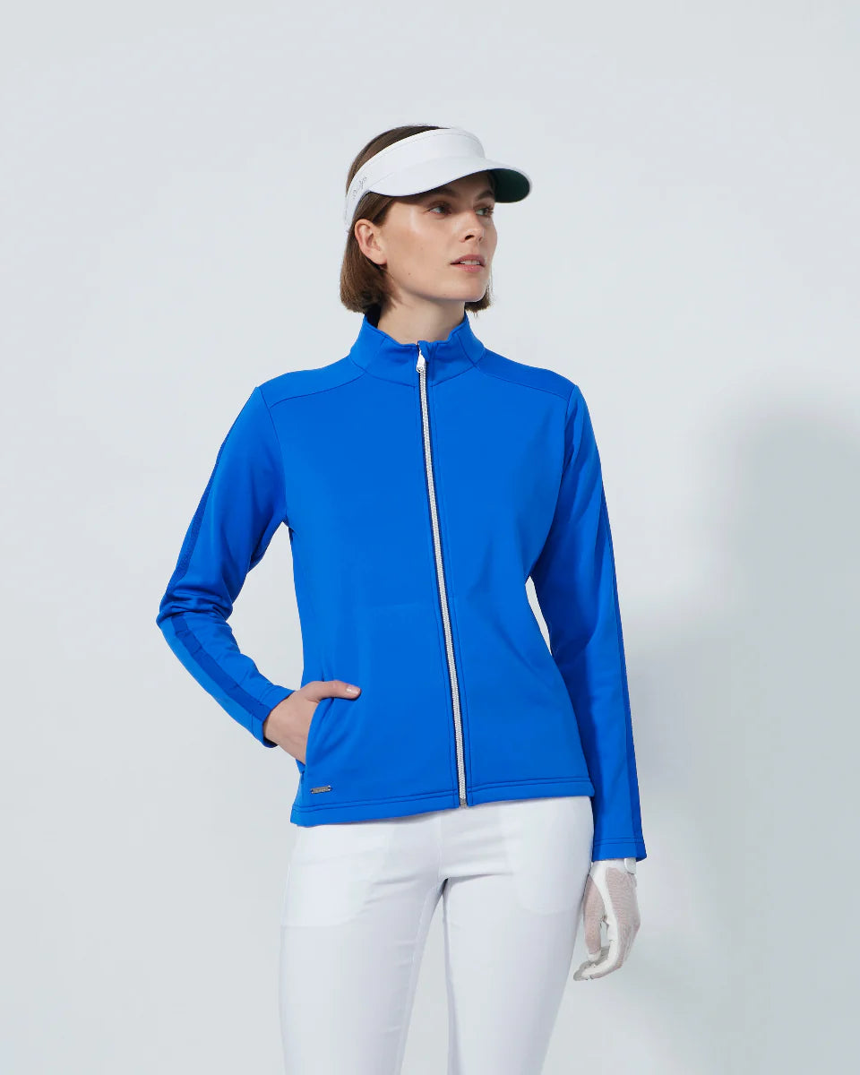 Daily Sport-Cholet Full Zip Knit Midlayer Jacket-Nautical Blue