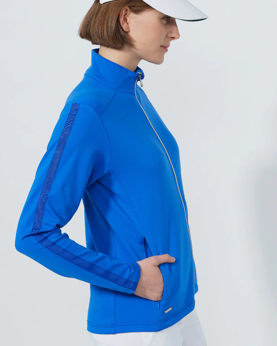Daily Sport-Cholet Full Zip Knit Midlayer Jacket-Nautical Blue