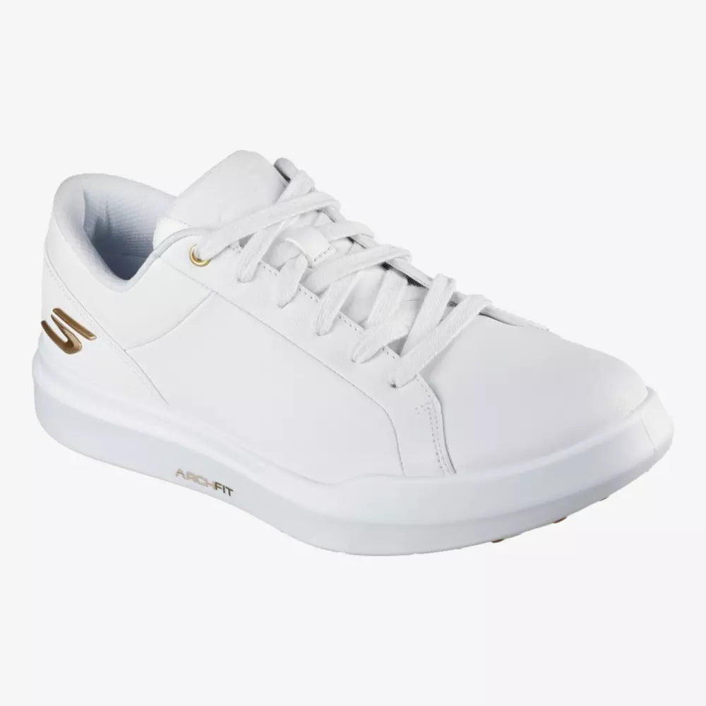 Skechers GO Drive 6 Relaxed Fit Golf Shoes-White/Gold