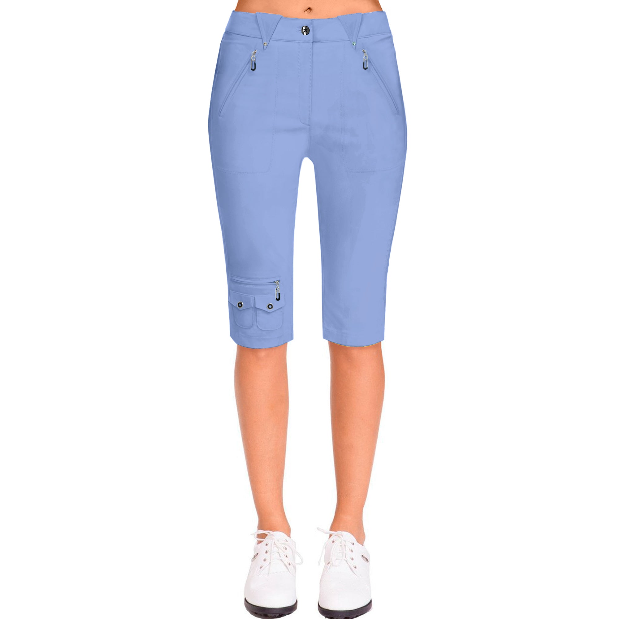 Jamie Sadock Baby Basic Women's Elegante Lightweight 24.5" Knee Short-Indigo