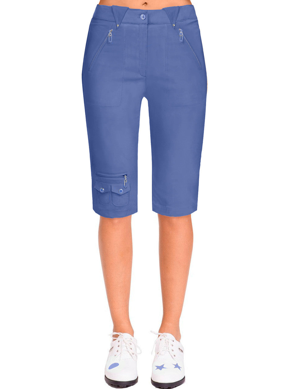 Jamie Sadock Valentine Basic Women's Elegante Lightweight 24.5" Knee Short-Slate