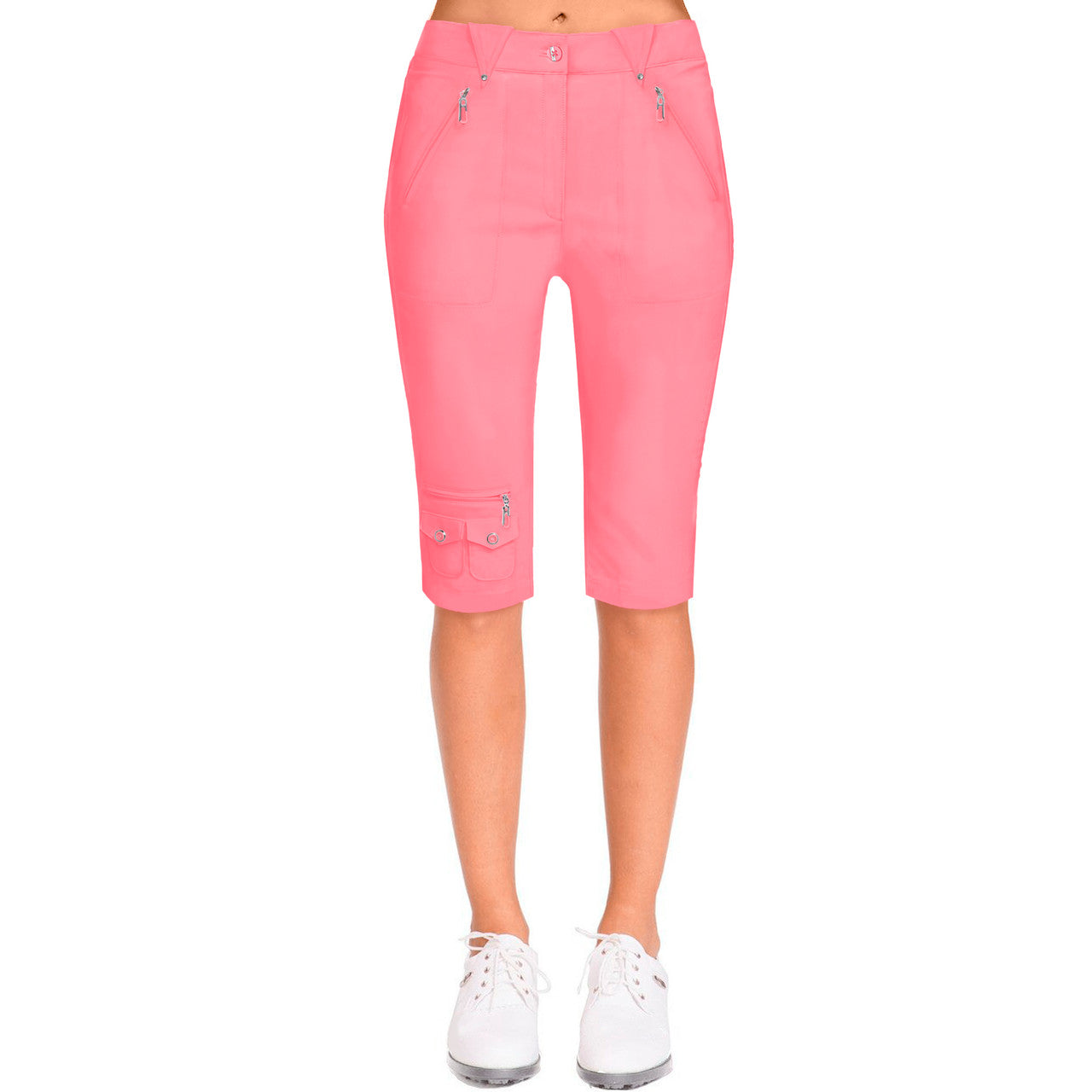 Jamie Sadock Azalea Basic Women's Elegante Lightweight 24.5" Knee Short-Azalea