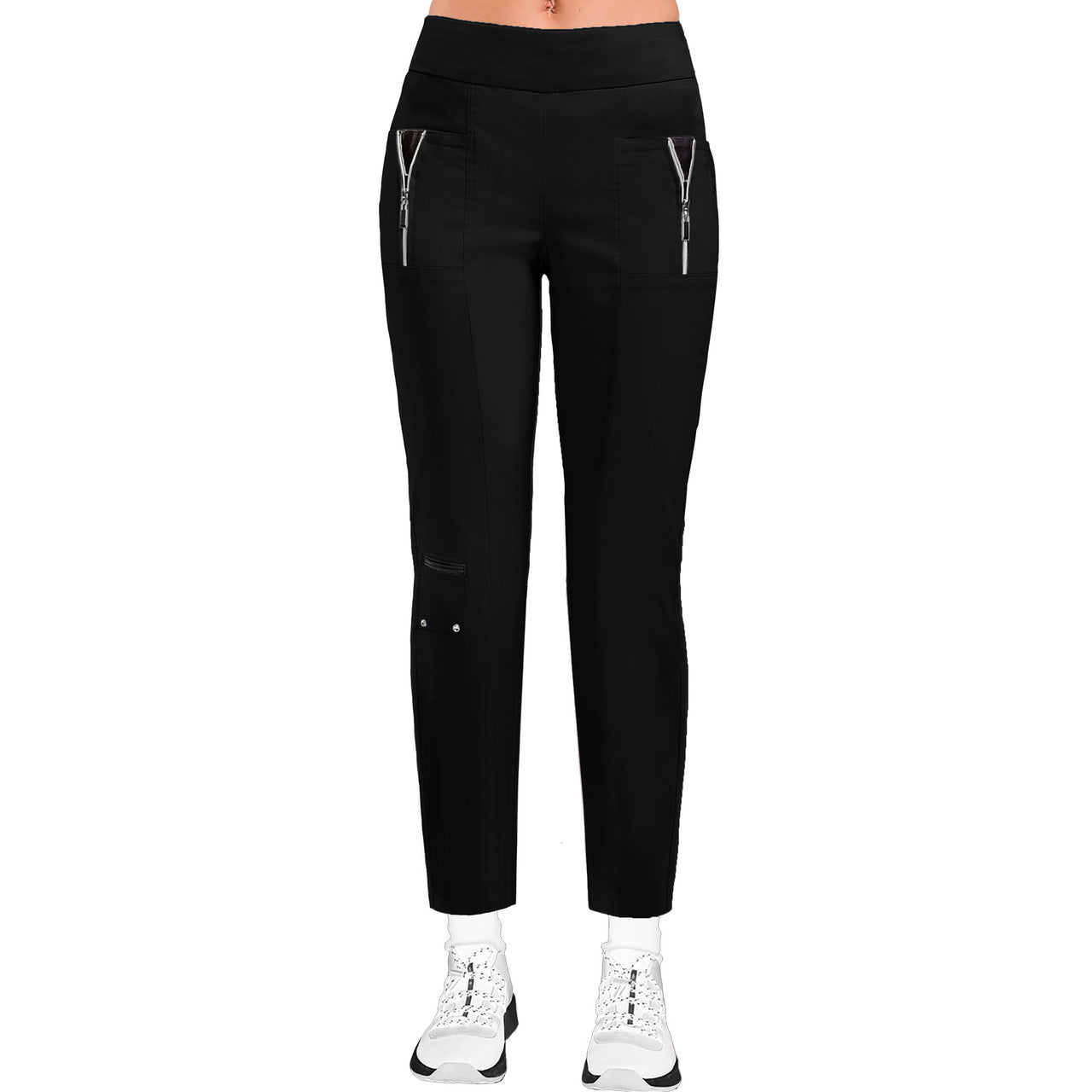 Jamie Sadock Basic Skinnylicious Golf Ankle Pants-Black