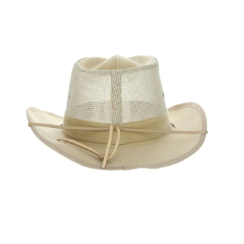 Dorfman Hat Vogul Soaker Sun Hat with Mesh Sides-Natural