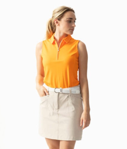 Daily Sport Basic Women's Solid Lyric 18" Stretch Golf Skort-Black,Navy, Tan, White