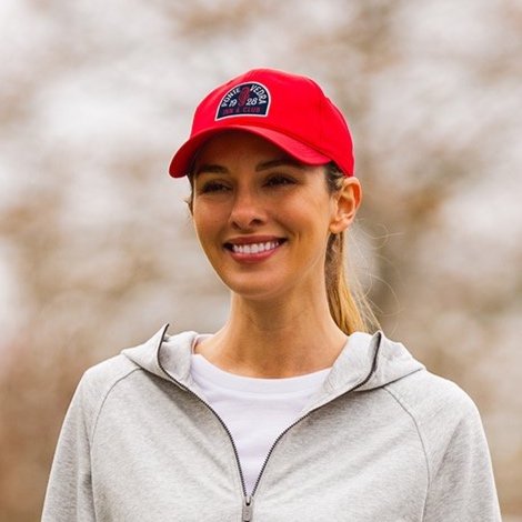 Ahead Ladies Cut Unstructured Super Lightweight Velcro Sports Cap-Red, Navy, Sky Blue, Mint, Orange