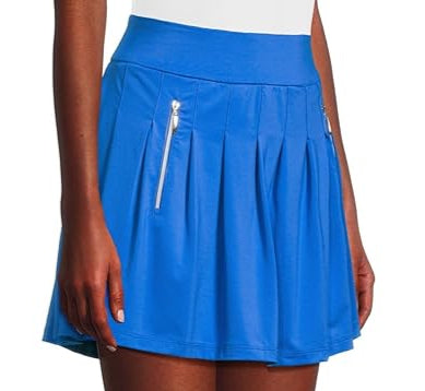 Jamie Sadock Electric Basic Women's Cooltrex Pull On Pleated 16" Skort - Electric Blue