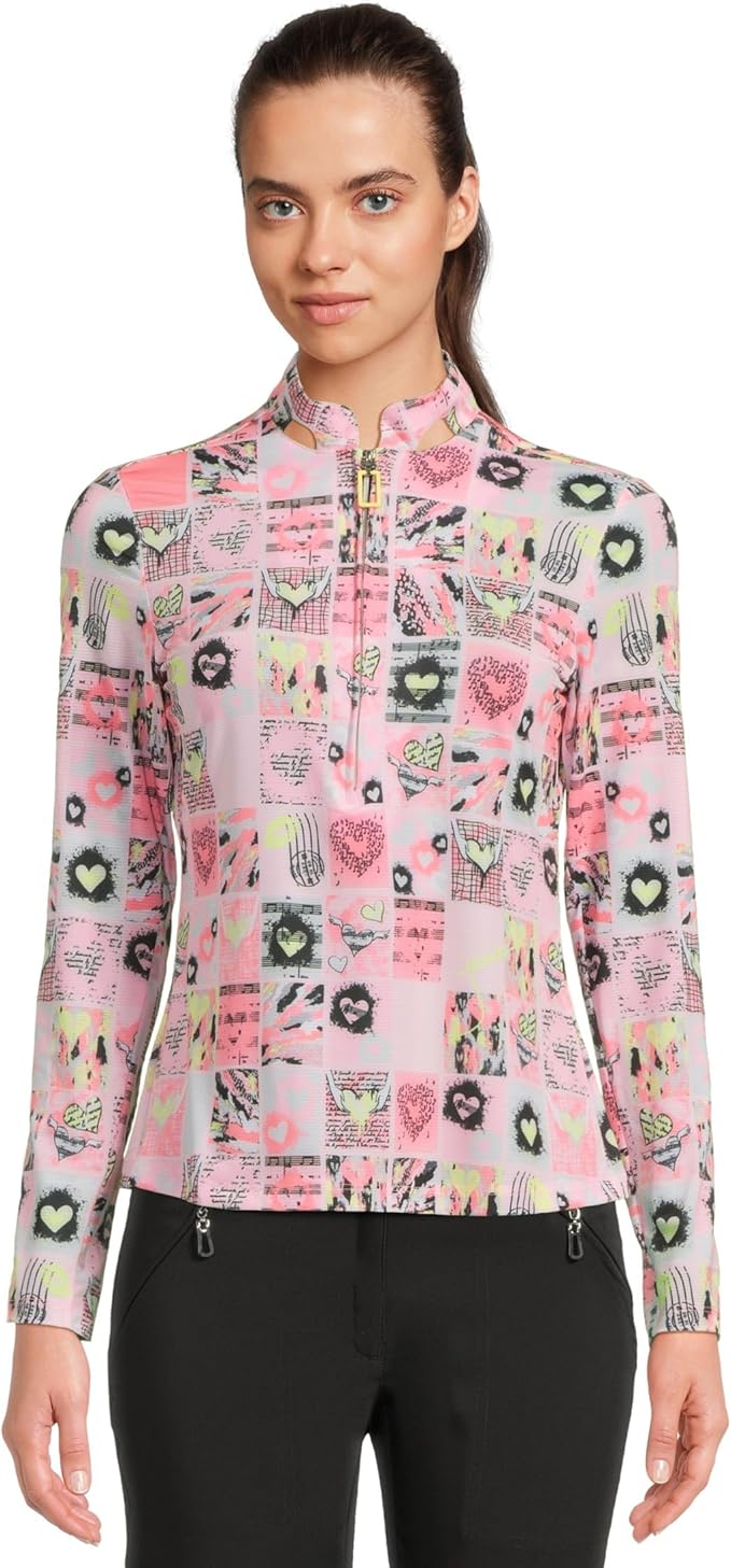 Jamie Sadock Baby Basic Sunsense Long Sleeve Ultralight Sun Shirt-Angel Hearts Print