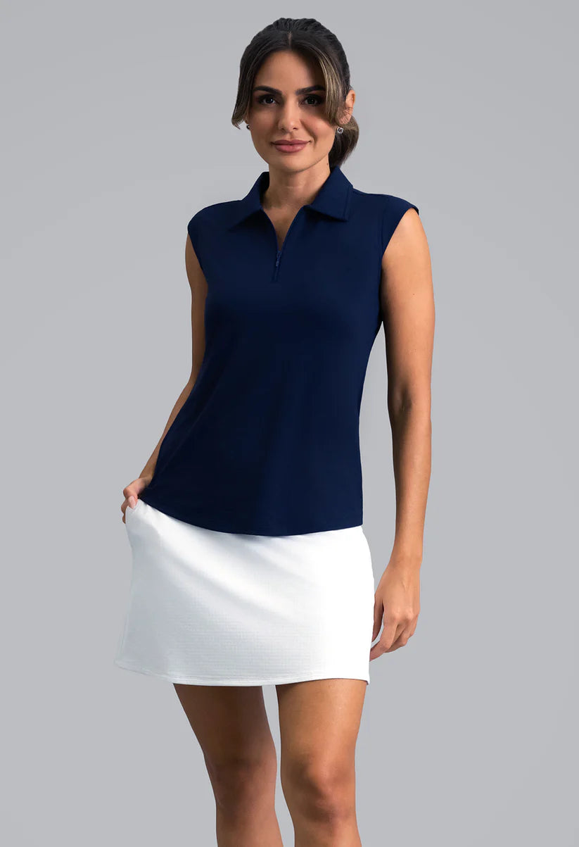 IBKUL Women's Solid Sleeveless Golf Shirt-9 Beautiful Colors
