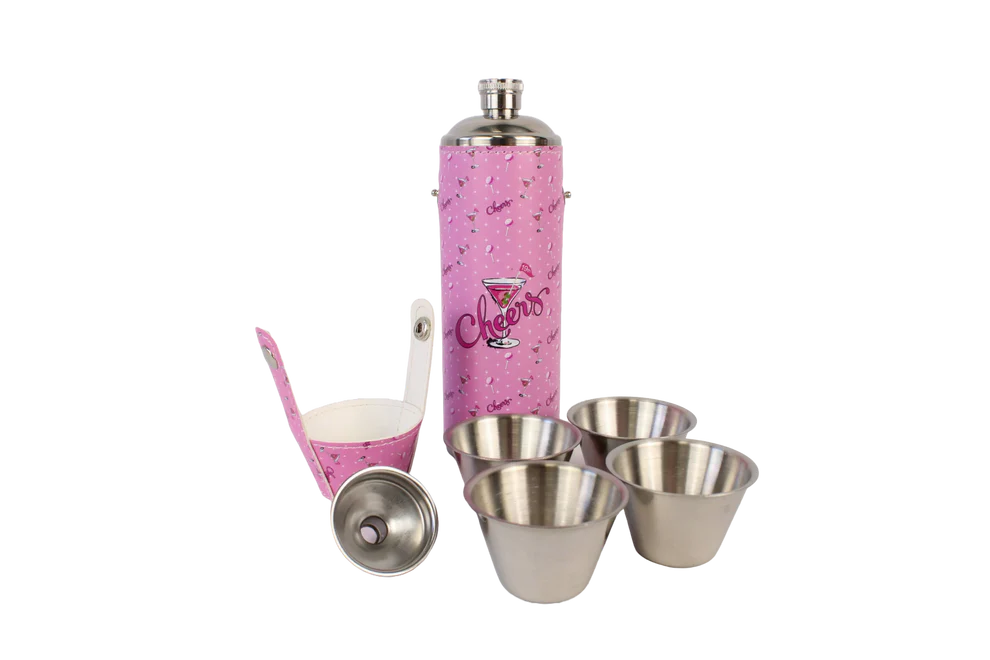 BOG Cheers Birdie Bottle and Shot Cups