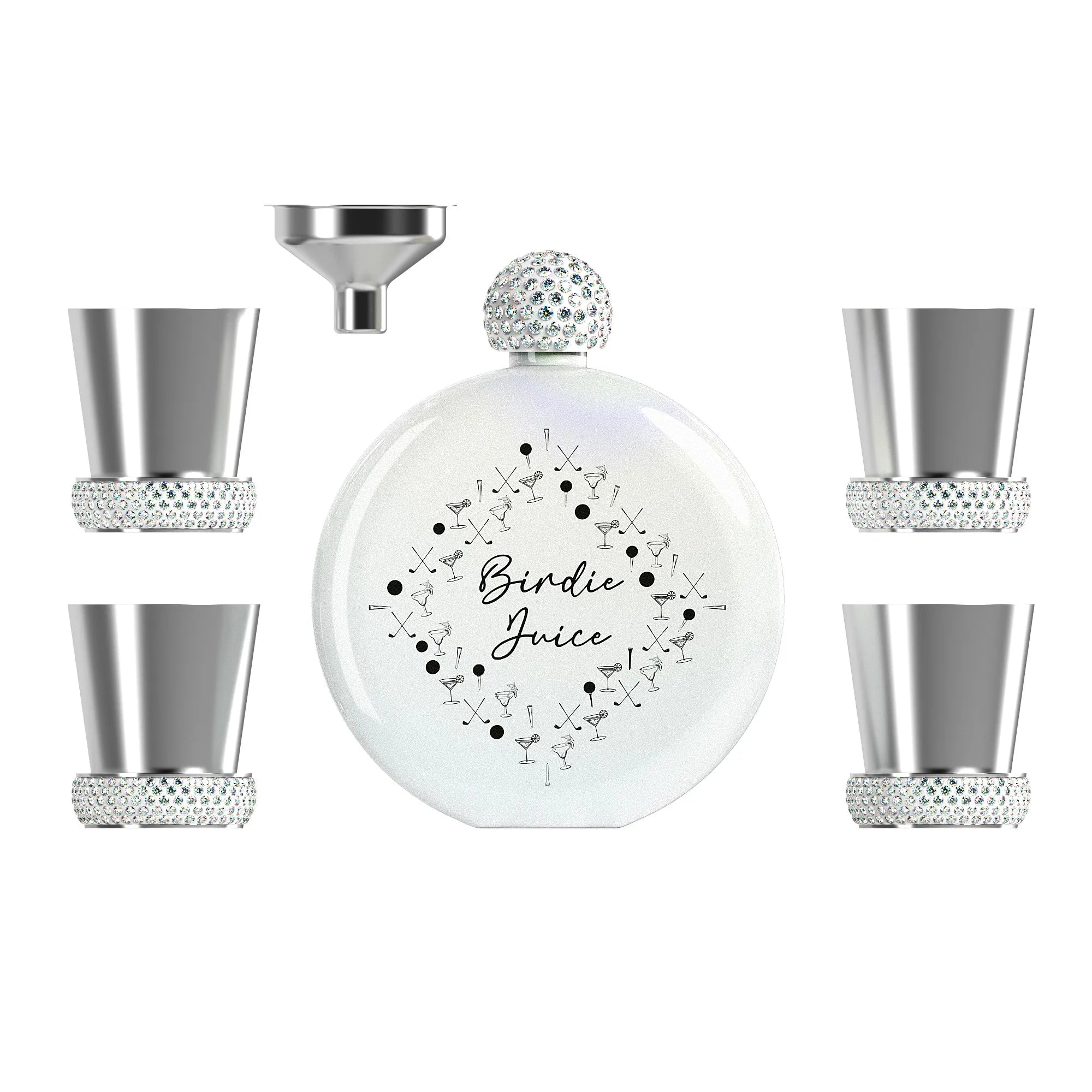 BOG Birdie Juice Flask and Shot Glass Set