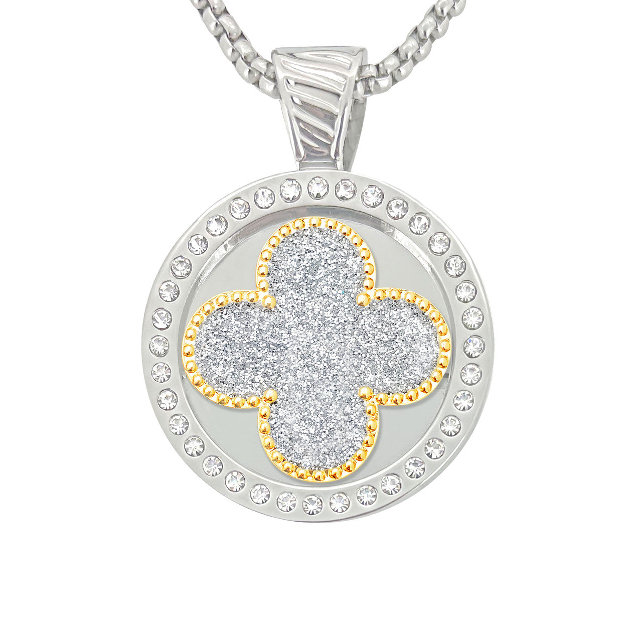 Navika Crystal Ball Marker Magnetic Necklace adorned with Crystals-Assorted Markers