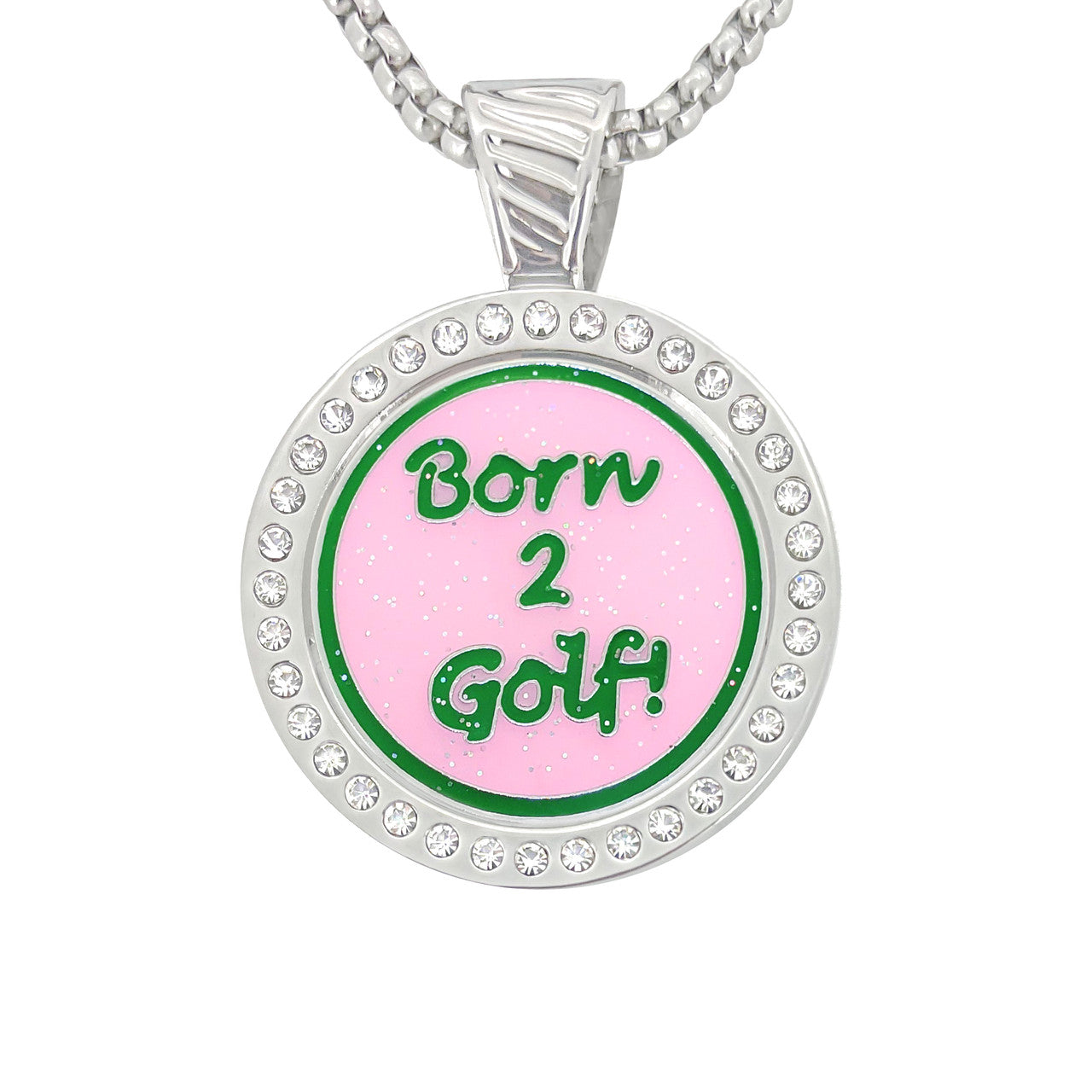 Navika Crystal Ball Marker Magnetic Necklace adorned with Crystals-Assorted Markers