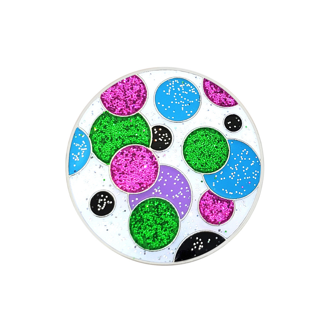 Navika Sparkly Ball Marker Magnetic Necklace