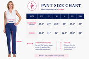 Ana Clare Cherie Printed Casual Pant- Caprese Print