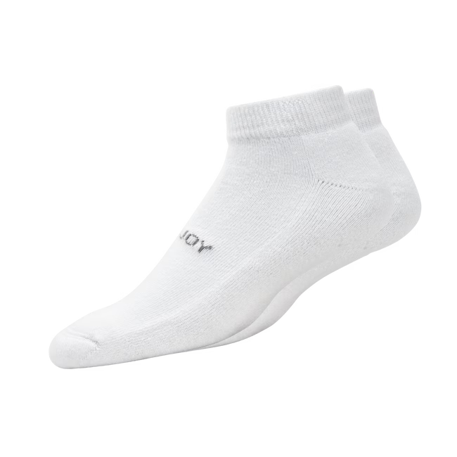 FootJoy Golf Socks-Comfort Sportlet - White