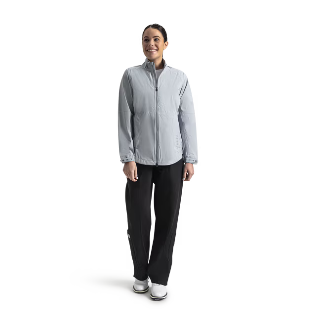 FootJoy NEW HydroLite X Ladies Waterproof Rain Jacket-Gray
