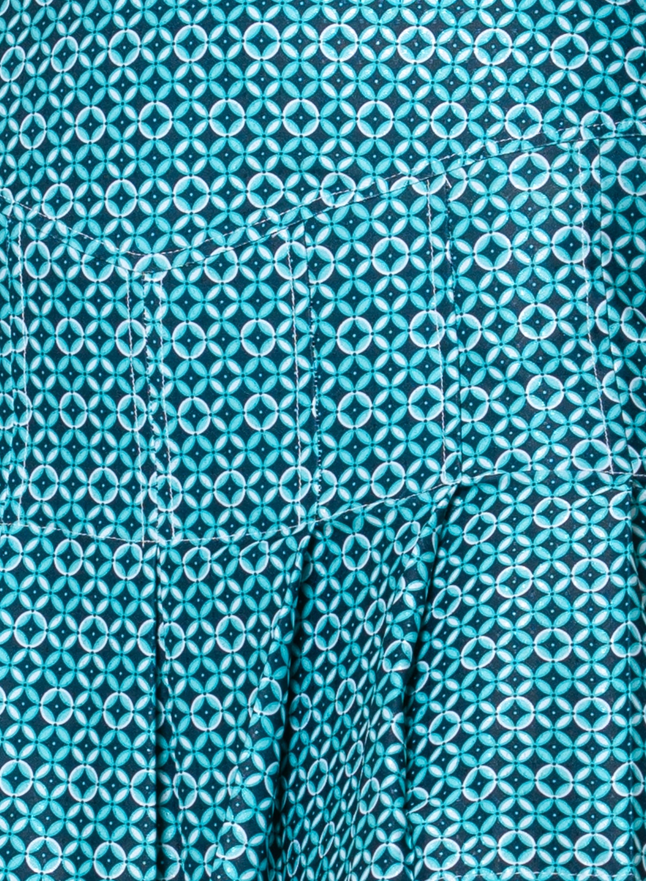 Lucky in Love Eyelet You Win 16" Skort-Aquamarine Print