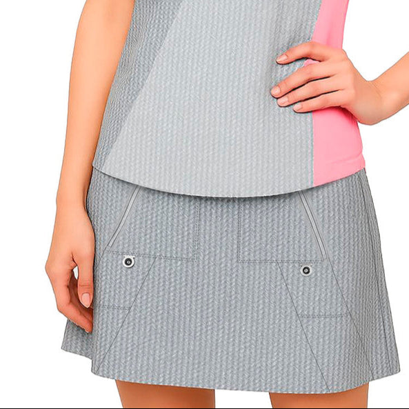 Jamie Sadock Azalea Women's Herringbone Lightweight 16" Print Skort