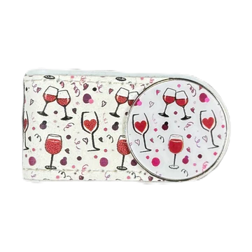 BOG Golf Printed Crocodile Clip with Matching Ballmarker-16 Different Designs