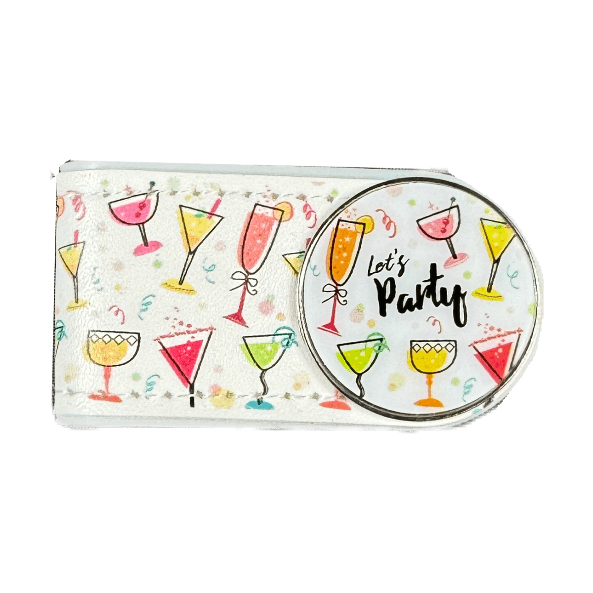 BOG Golf Printed Crocodile Clip with Matching Ballmarker-16 Different Designs