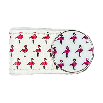 BOG Golf Printed Crocodile Clip with Matching Ballmarker-16 Different Designs