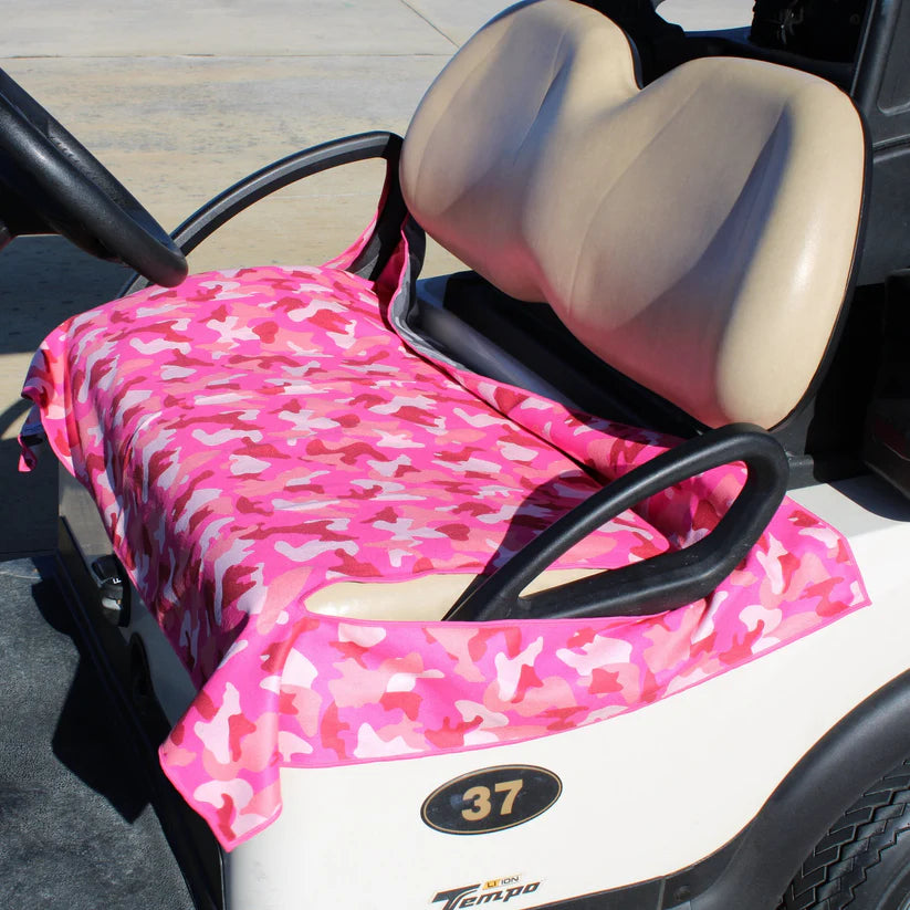pink camo car seat and stroller BOG Women's Double Sided Cat Seat Cover-Pink Cowgirl/Camo