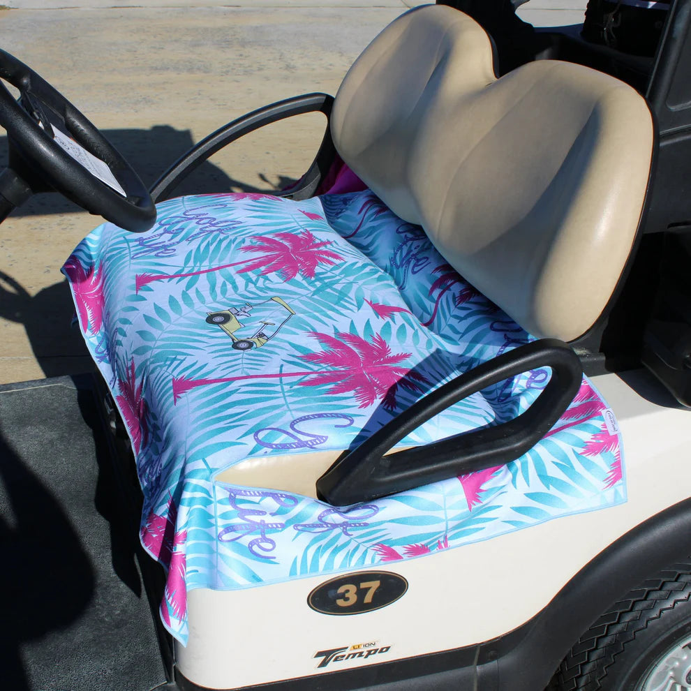 BOG Women's Double Sided Cat Seat Cover-Palm tree/Mulligan