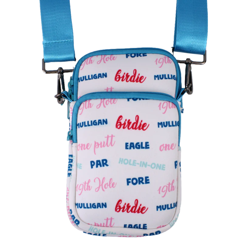 BOG Women's Cross Body Insulated Purse-Flamingo, Ball & Tee, Birdie Talk