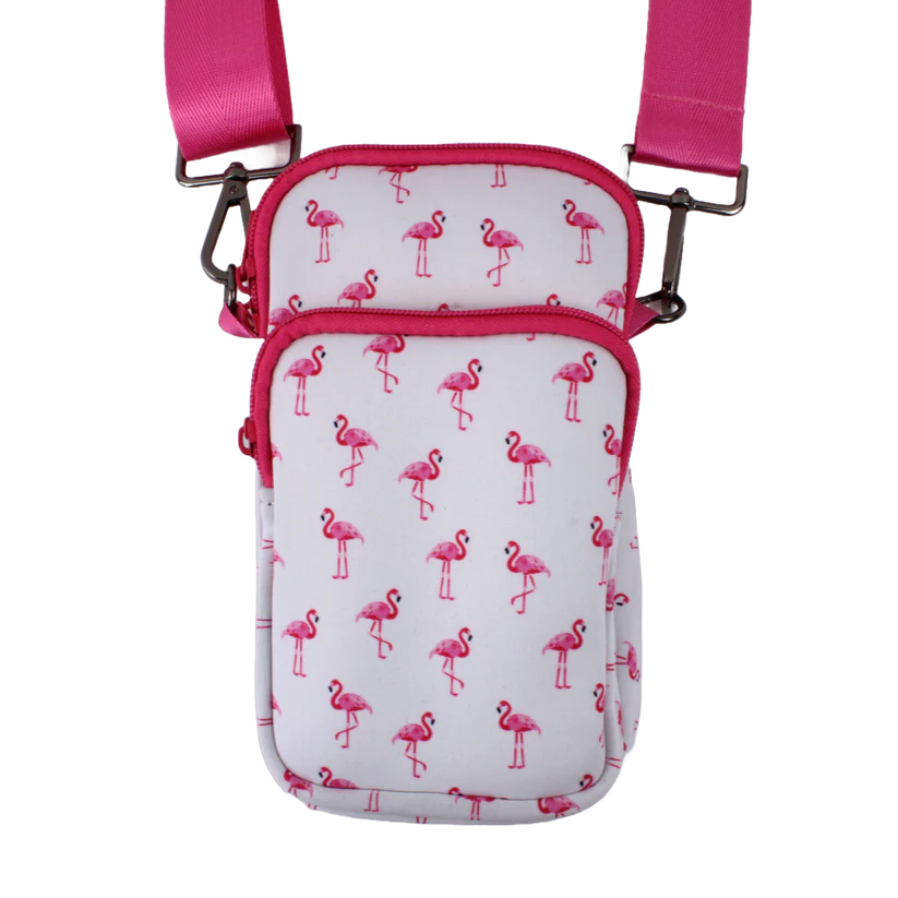 BOG Women's Cross Body Insulated Purse-Flamingo, Ball & Tee, Birdie Talk