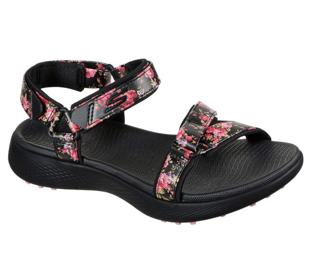 Skechers GO GOLF Garden Arch Fit Spikeless Sandal- Black print