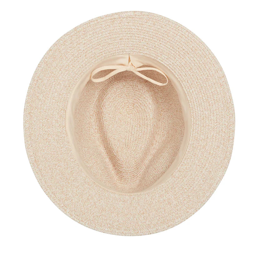 Wallaroo New Women's Sun Protection Cap-Rio-Beige/White