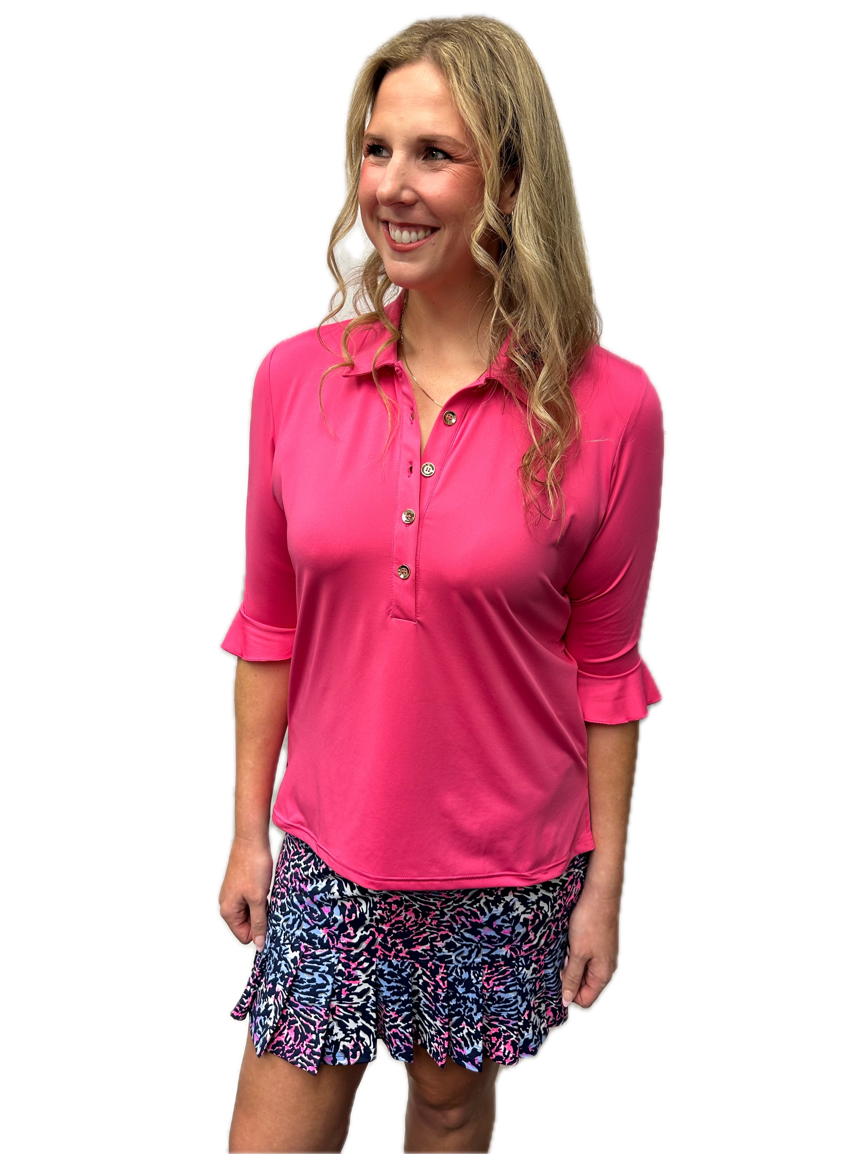 Lulu-B Women's Pleated 16" Pull-On Style Skort-Multi Animal Print