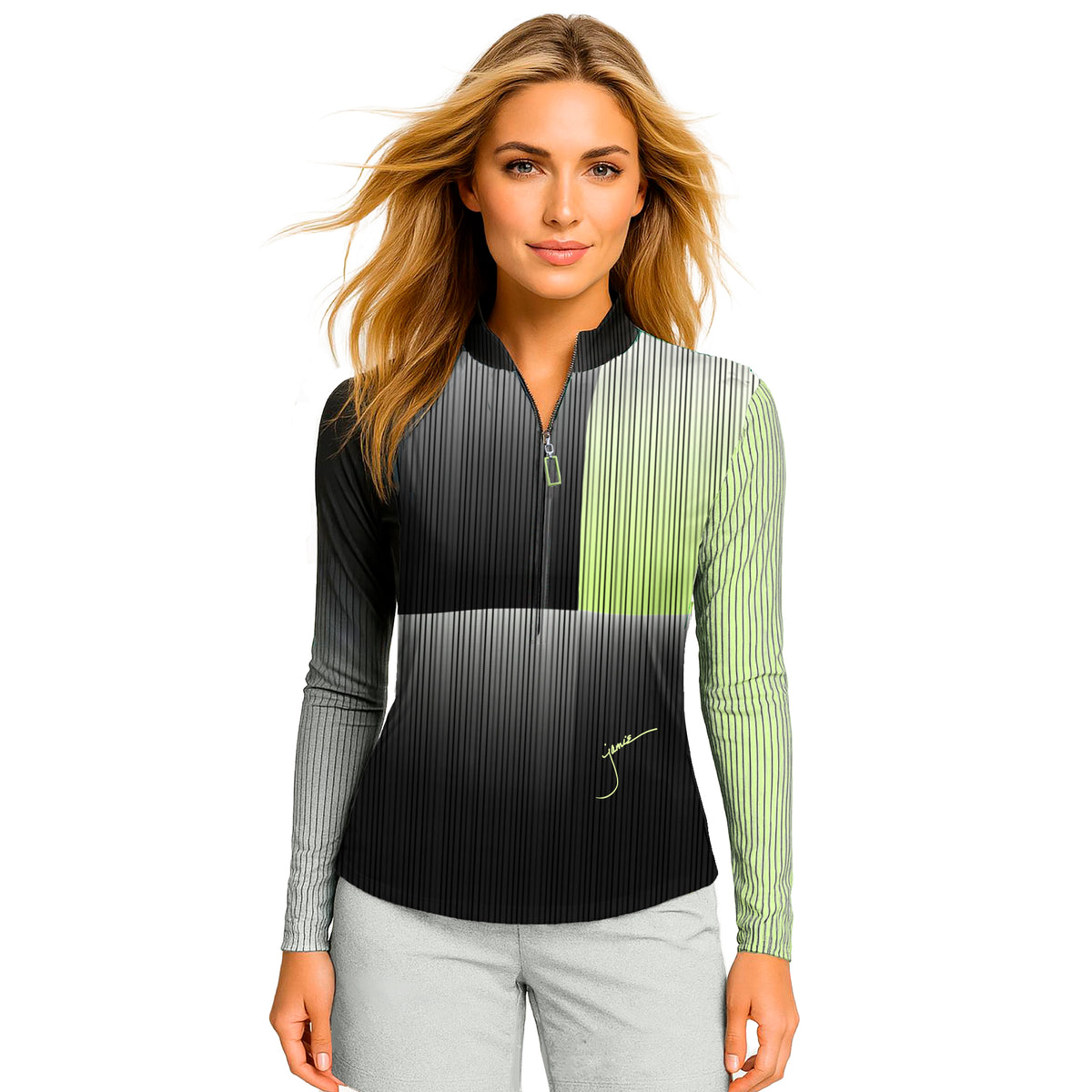 Jamie Sadock Basic Sunsense Long Sleeve Ultralight Sun Shirt-Parallel