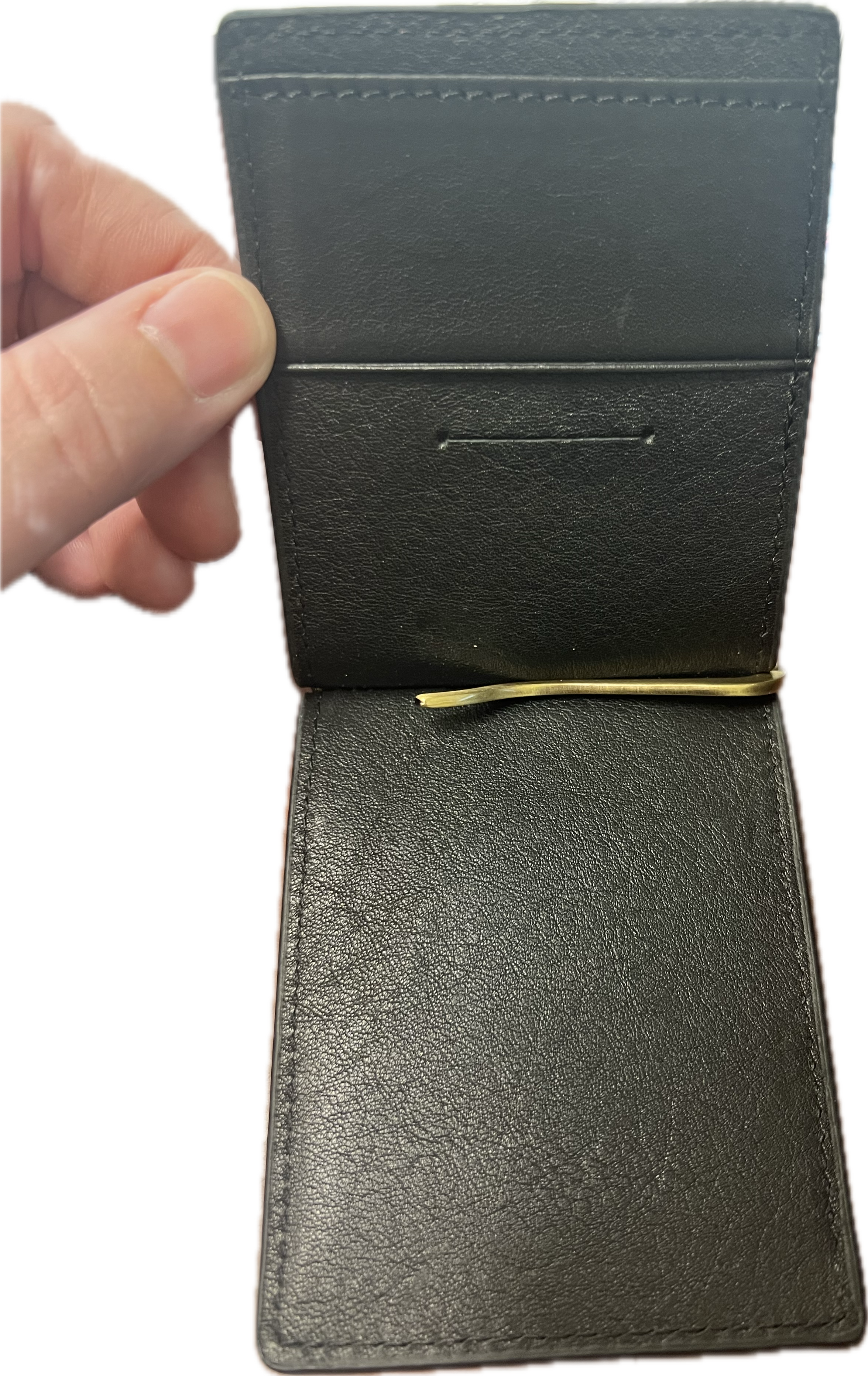 Ahead PGA Tour Embellished Leather Money Clip Wallet-Black or Brown