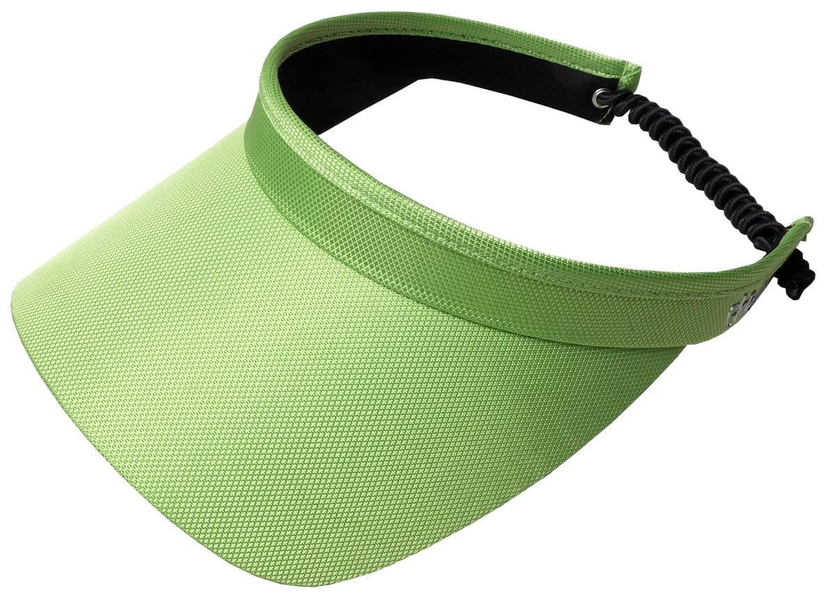 Glove It Solid Collection 3.25" Square Brim Coil Back Visor - Lime