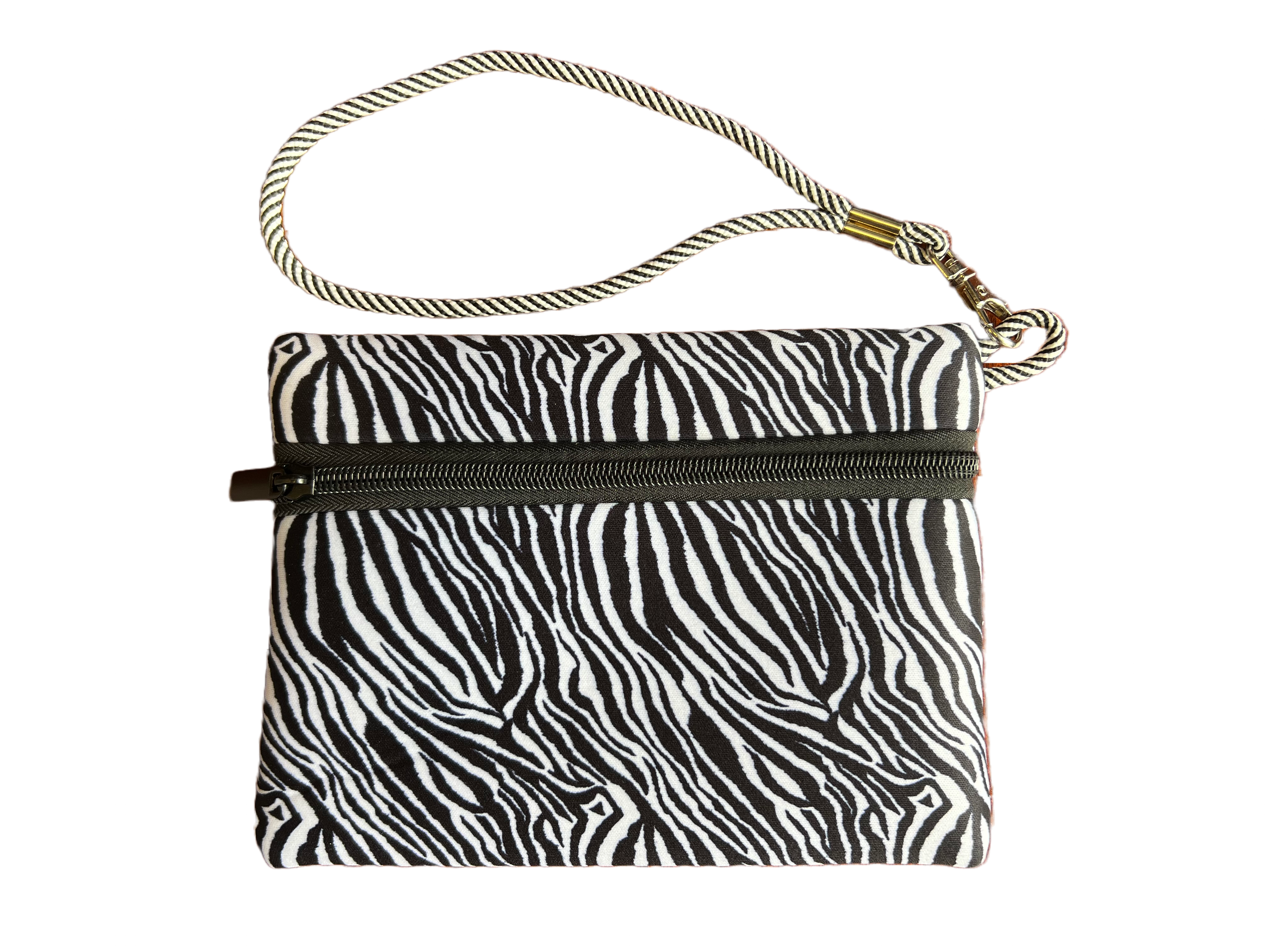 BOG Women's Printed Wristlet-Zebra Print