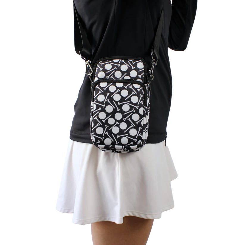 BOG Women's Cross Body Insulated Purse-Flamingo, Ball & Tee, Birdie Talk