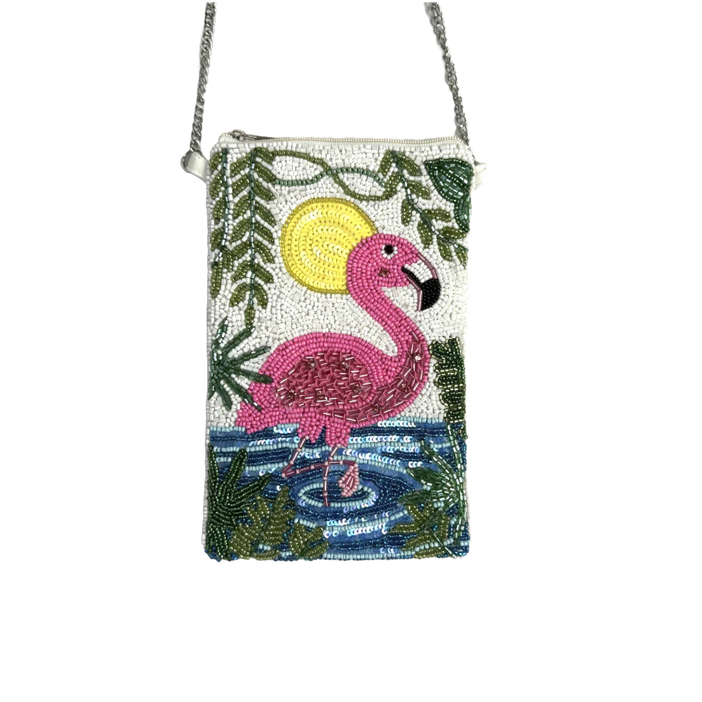 BOG Women's Flamingo - Beaddie Phone Bag