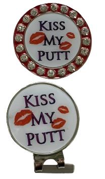 BOG Crystal Rimmed Ballmarker with matching Clip-15 Cute Designs