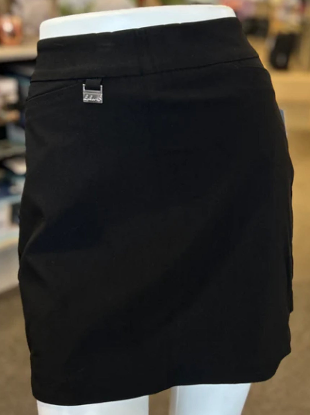 Lulu-B Women's Pull-On 17.5 Stretch Skort-Black, and Navy