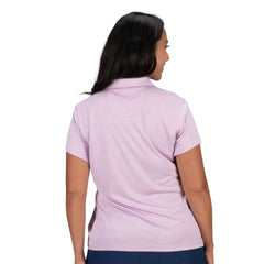 Nancy Lopez PLUS Legacy Solid Short Sleeved Shirt-Lilac