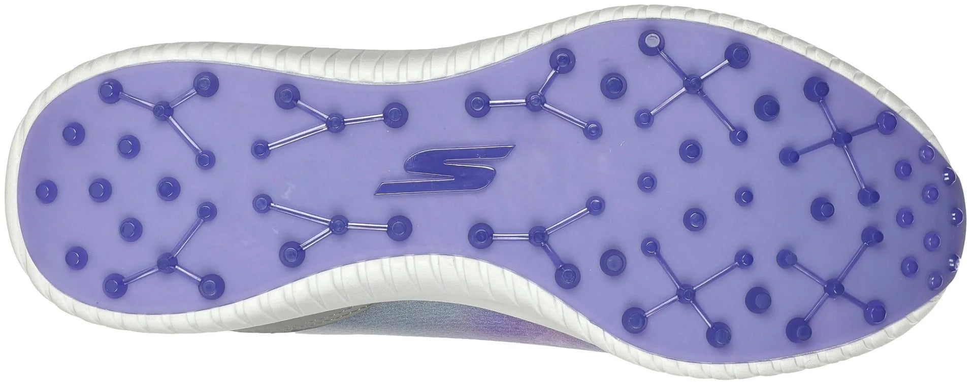 Skechers Womens GO GOLF Max 2 Splash Golf Shoes - Gray/Purple