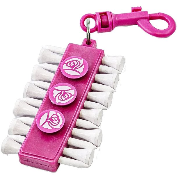 Golf Gifts Pink Tee Caddy