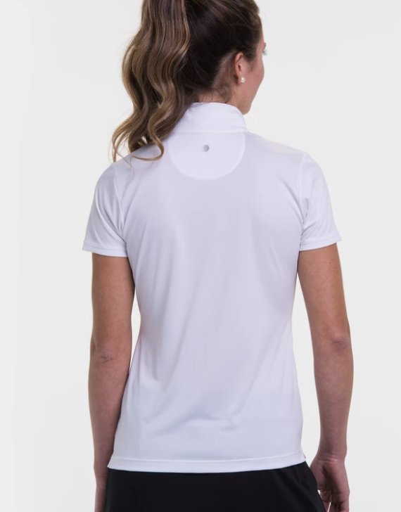 EP Pro Basic Tour Tech Short Sleeved Solid Shirt-White, Black, , Light Blue, Hot Pink