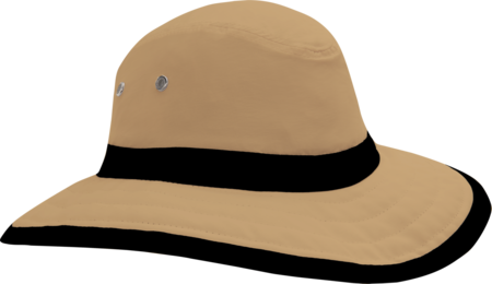Ahead Palmer Canvas Sun Hat with Large Brim and Accent Trim-6 Colors