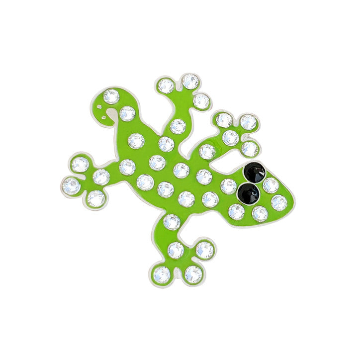 Navika-Gecko Sparkly Ballmarker and clip set