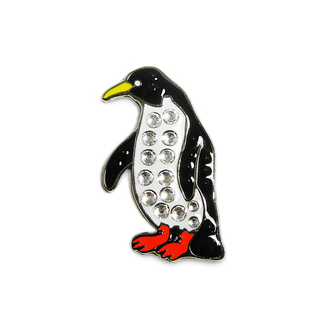 Navika-Penguin Sparkly Ballmarker and clip set